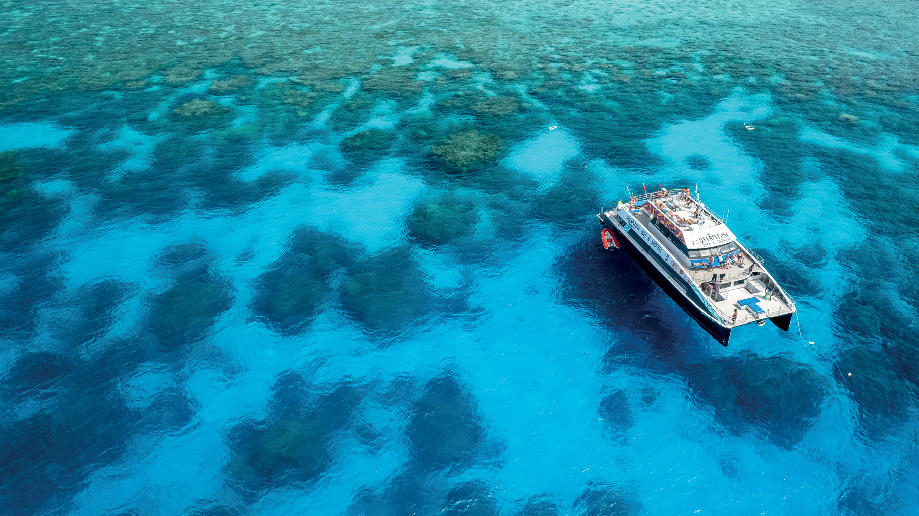 Dreamtime Boat at the reef